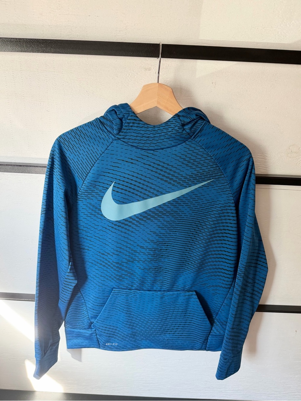 Kids Nike Blue Zip-Up Athletic Hoodie XL